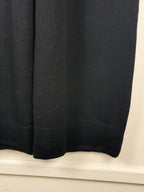 ODEEH Hose mit breitem Strickbund – Schwarz – Gr. L