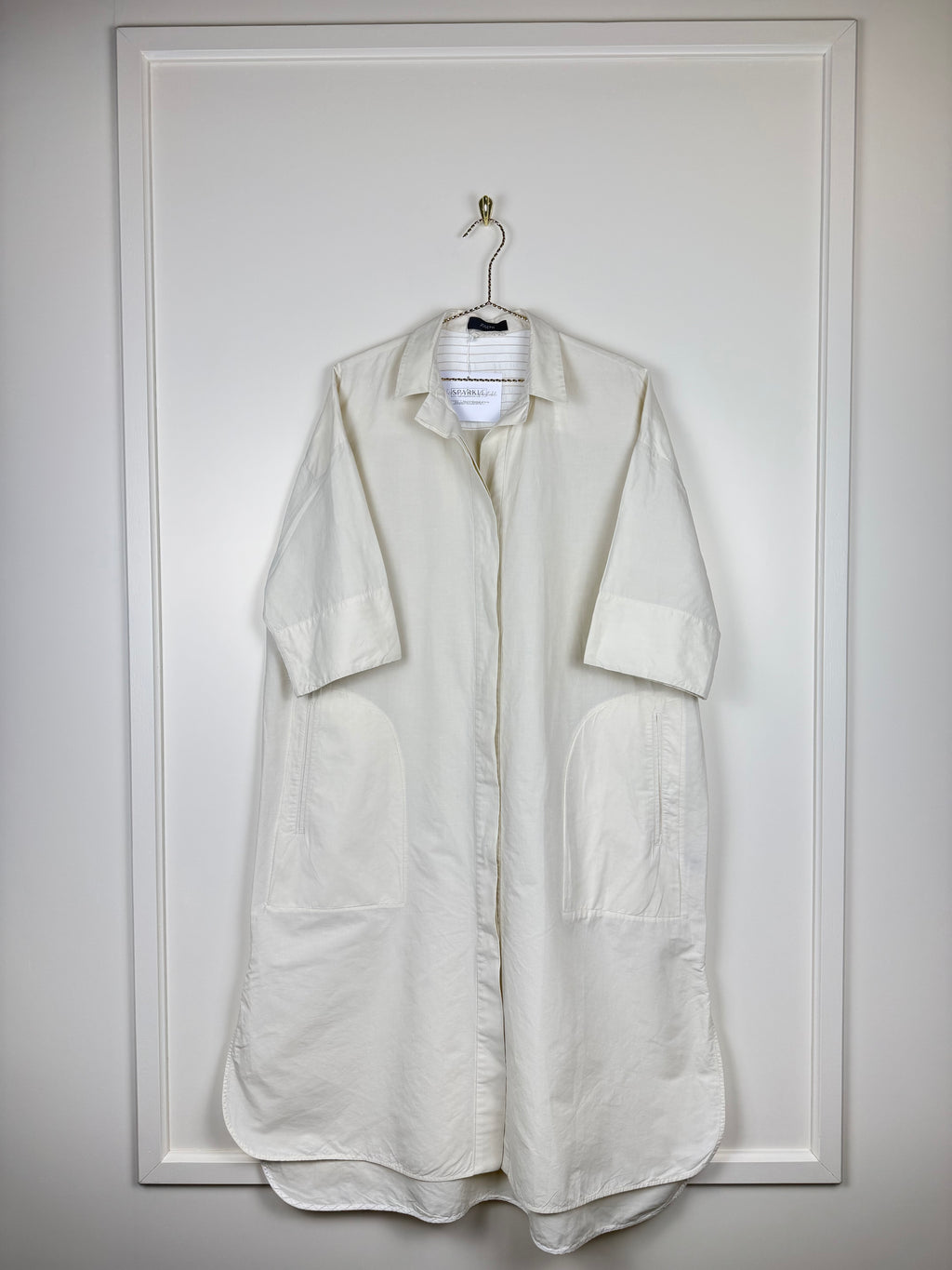 Joseph Oversized Tunic Blouse Off white Sz. 32 DE (34 FR)
