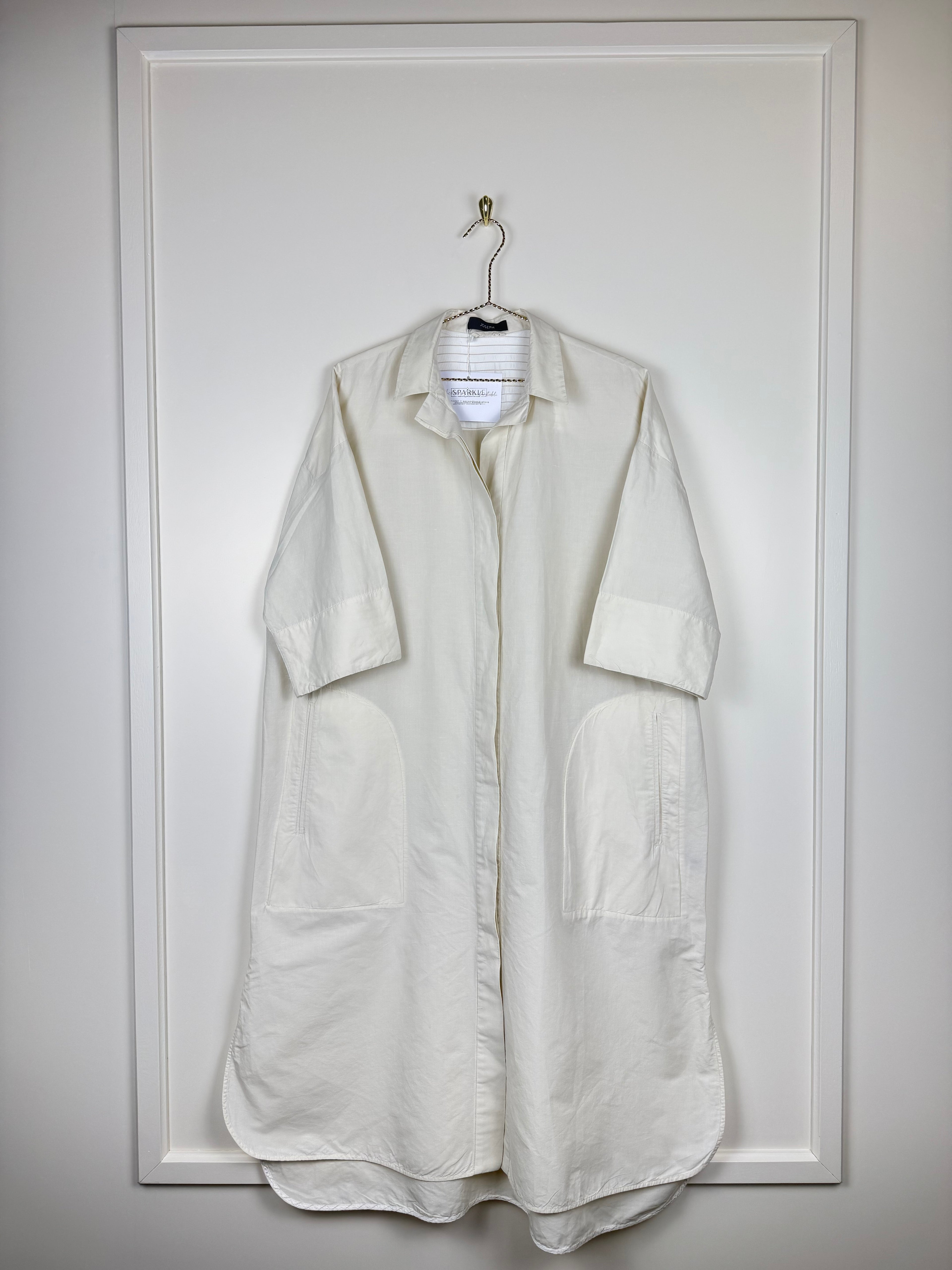 Joseph Oversized Tunic Blouse Off white Sz. 32 DE (34 FR)
