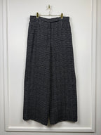 Chanel 23P Tweed Pants – Black/Silver – Size 42 DE (44 FR)