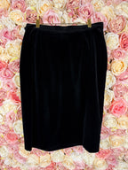 Yves Saint Laurent Velvet Skirt