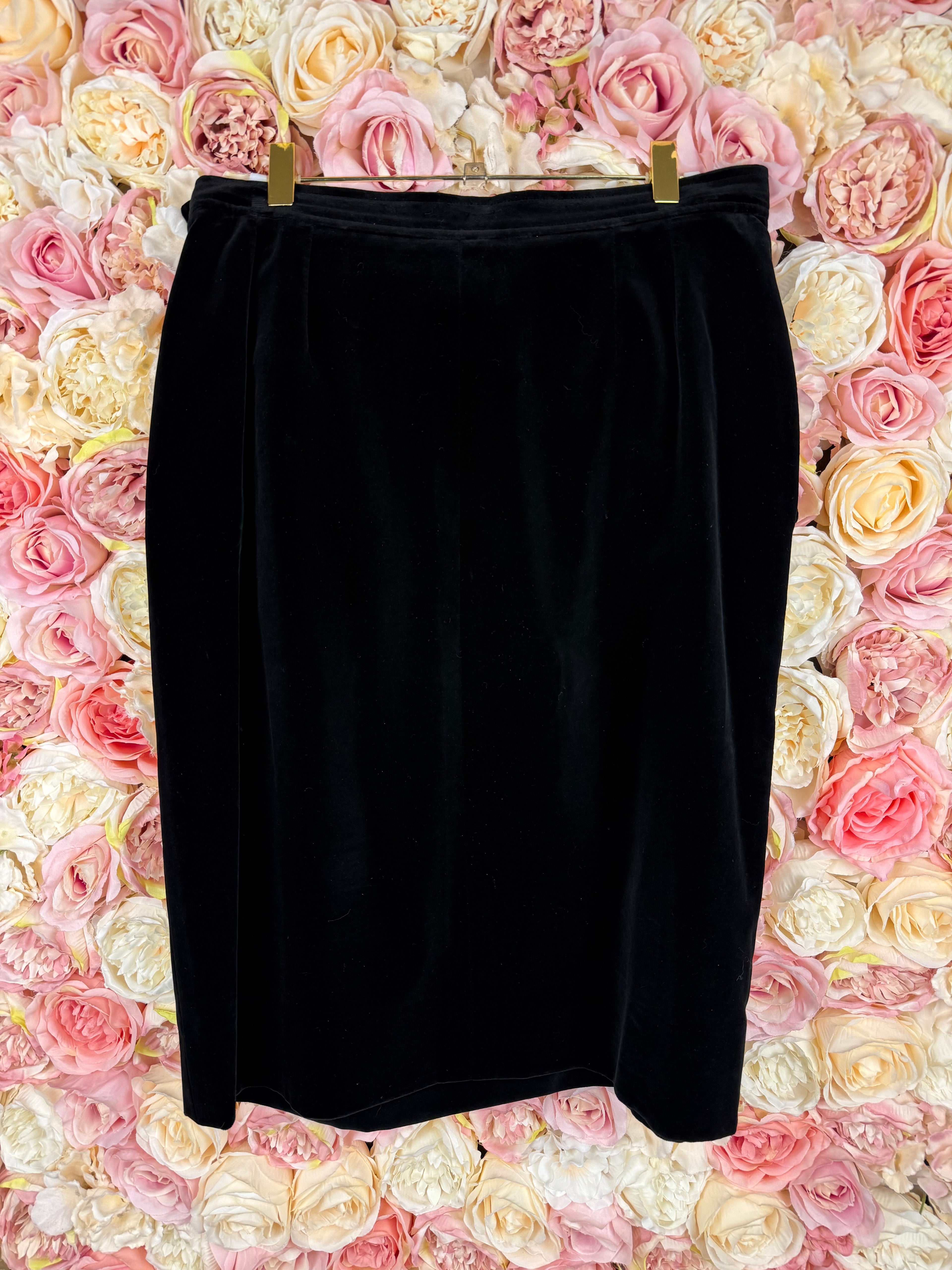 Yves Saint Laurent Velvet Skirt