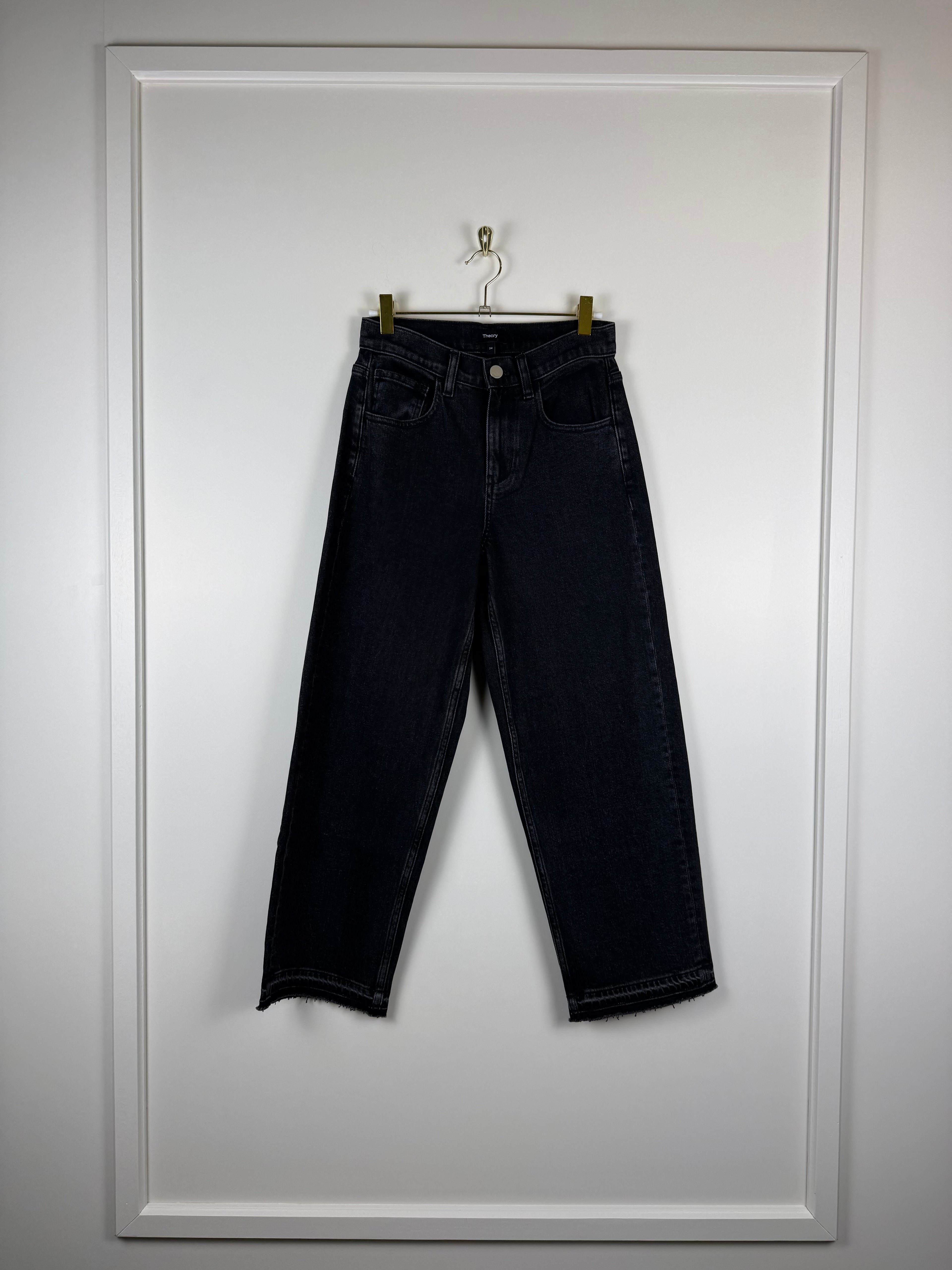 Theory "Relax St. Jean" Jeans Black Sz. 24