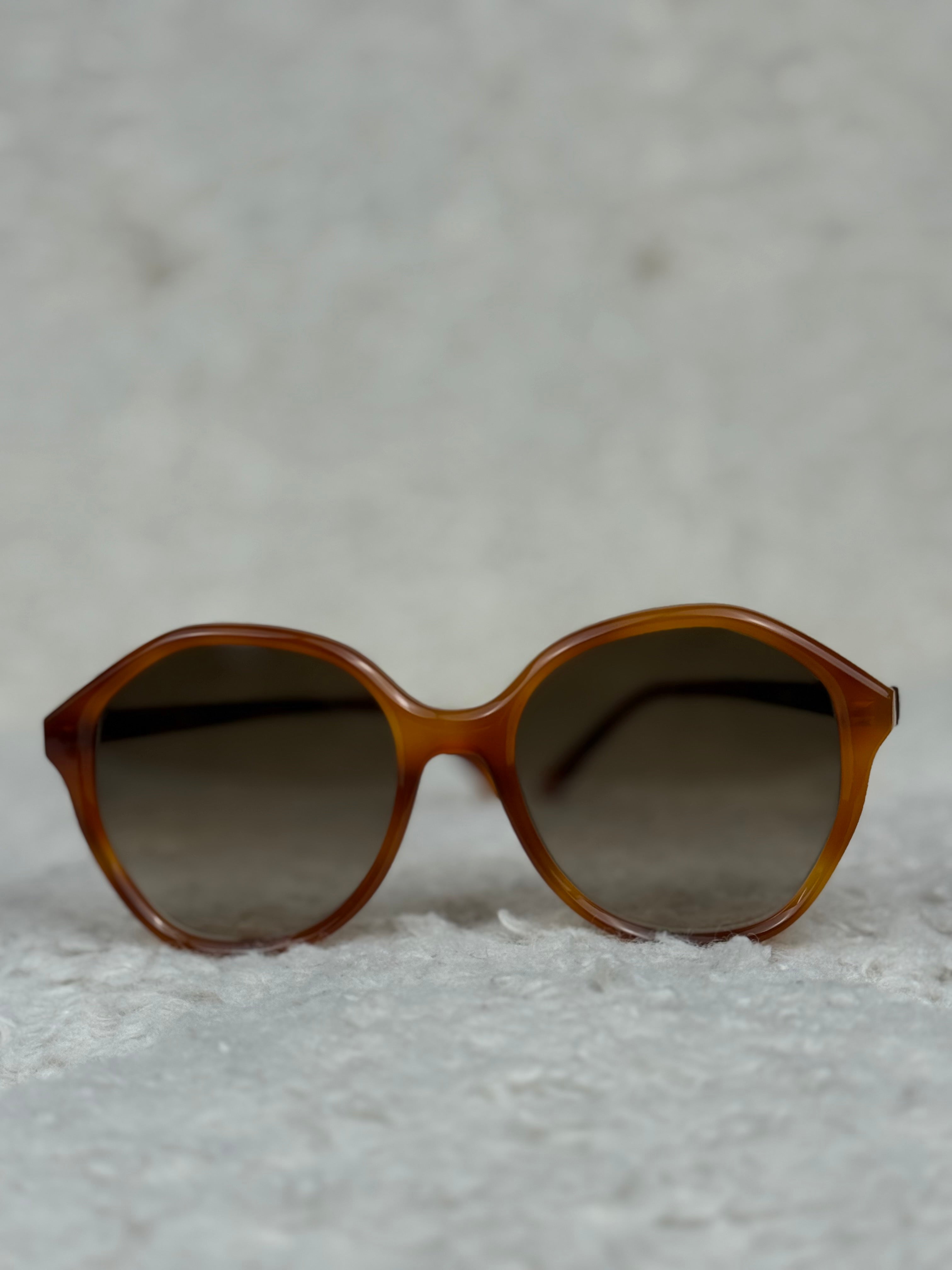 Celine Round Sunglasses Orange
