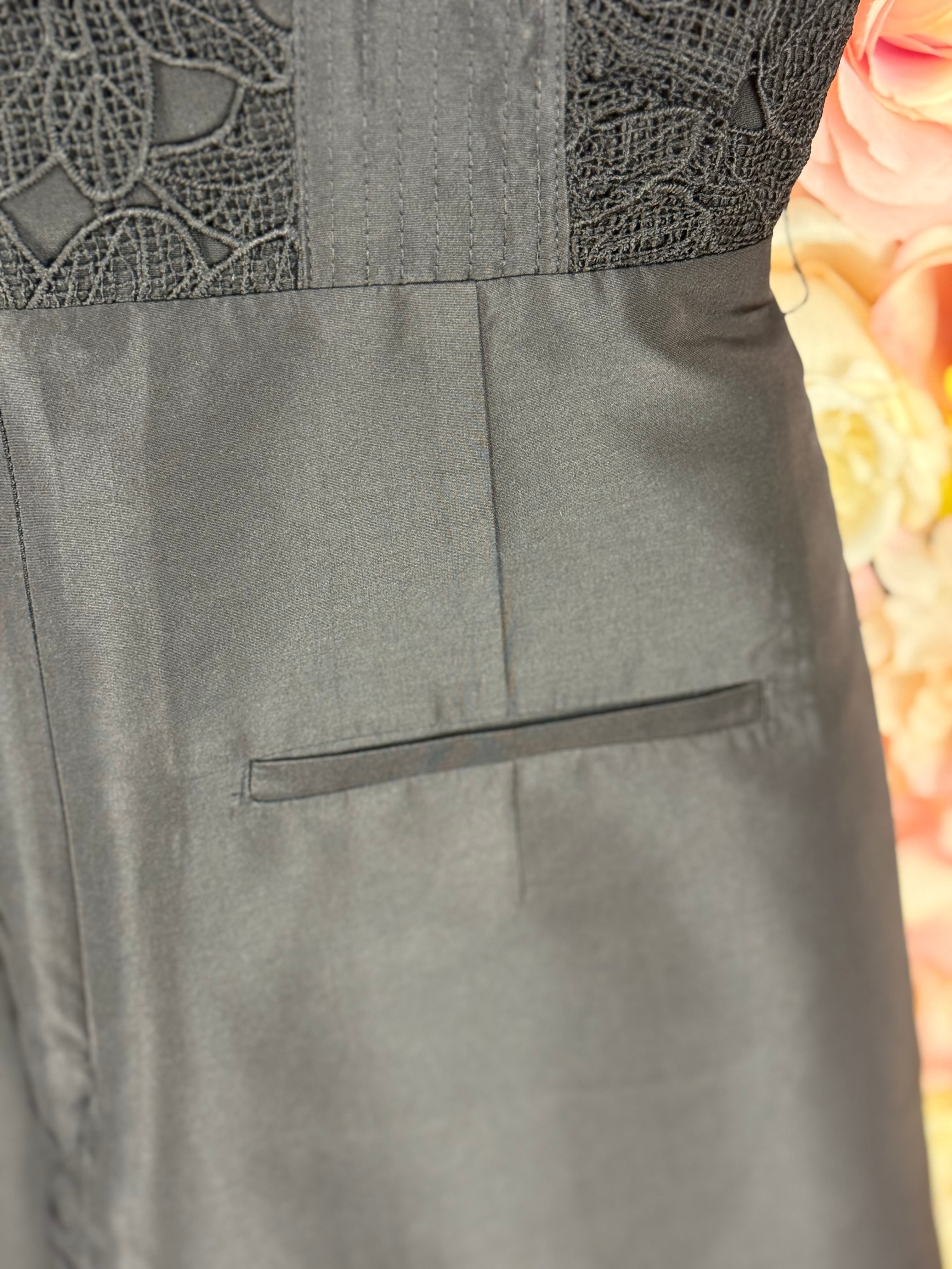 Self-Portrait Playsuit Black Sz. 34 DE