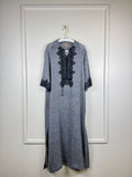 Ermanno Scervino Linen Tunic with Lace Details Grey Sz. M