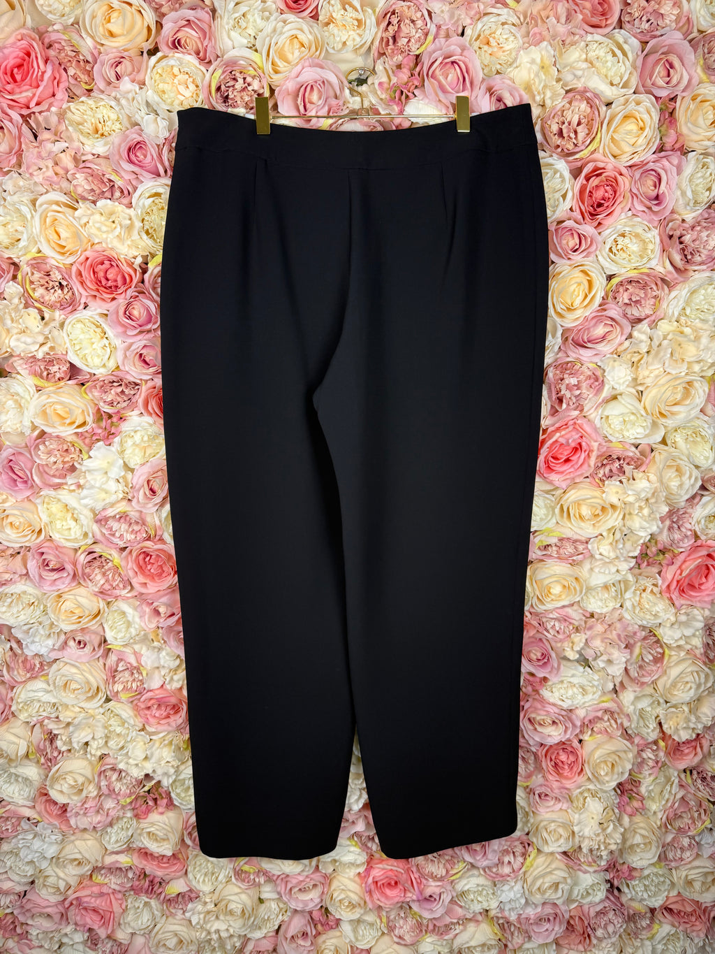 Giorgio Armani Classic Pants Black Sz. 46 DE (50 IT)