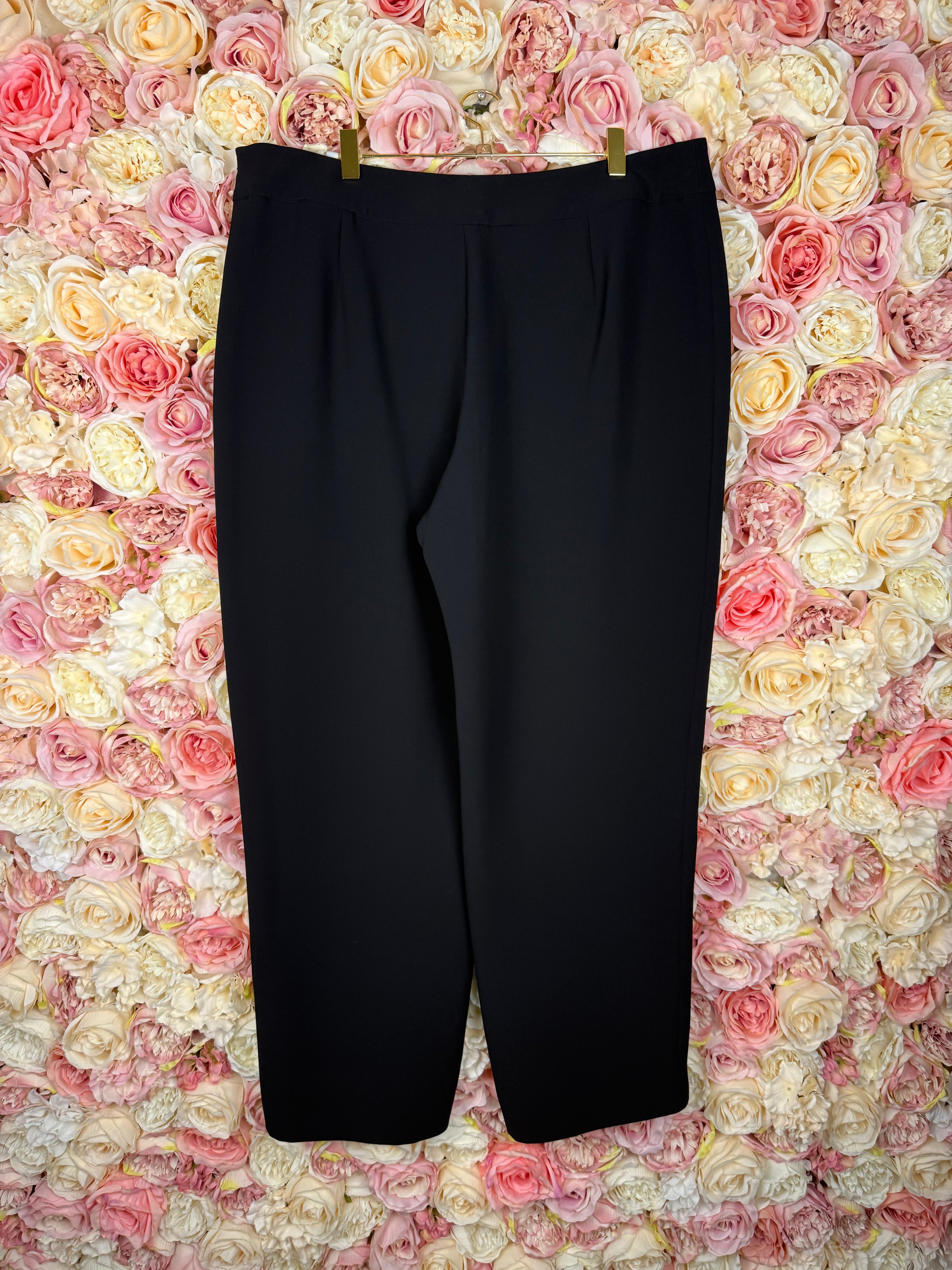 Giorgio Armani Classic Pants Black Sz. 46 DE (50 IT)