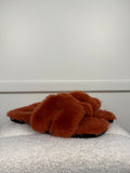 Hermès Fluffy Oran Sandals Light Red Sz. 39 EU