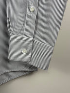 Balenciaga Oversized Striped Shirt Black White Sz. 36 DE (38 FR)