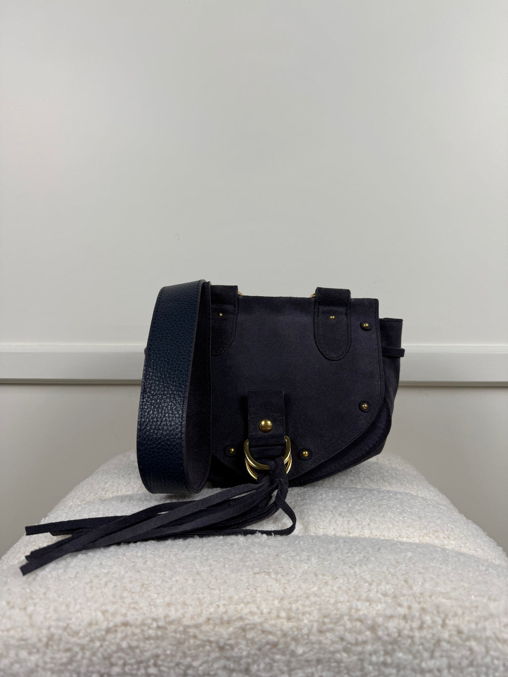 See by Chloé Collins Tasche – Dunkelblau – Veloursleder