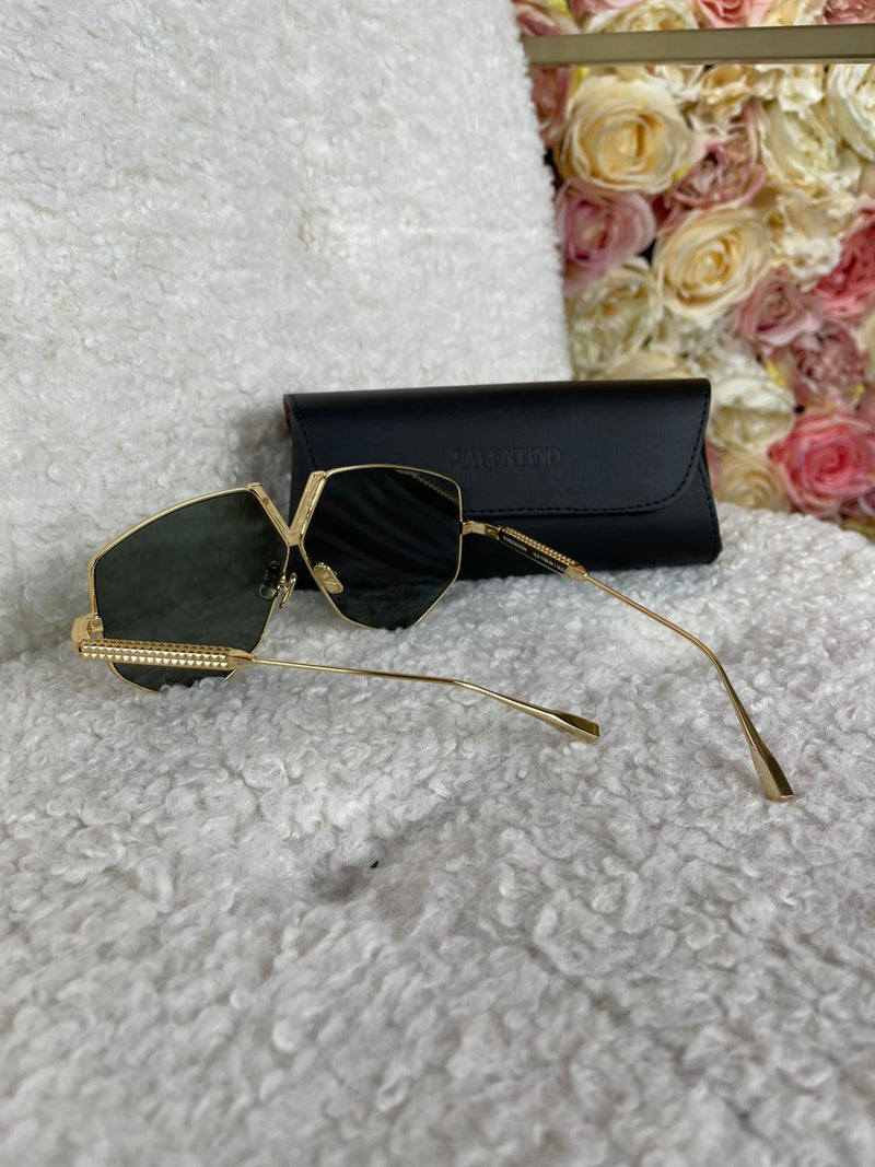 Valentino Sunglasses Gold