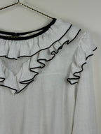 LoveShackFancy Pullover – Ecru – Gr. M