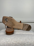 Malone Souliers Sandals Cognac Sz. 38.5 EU