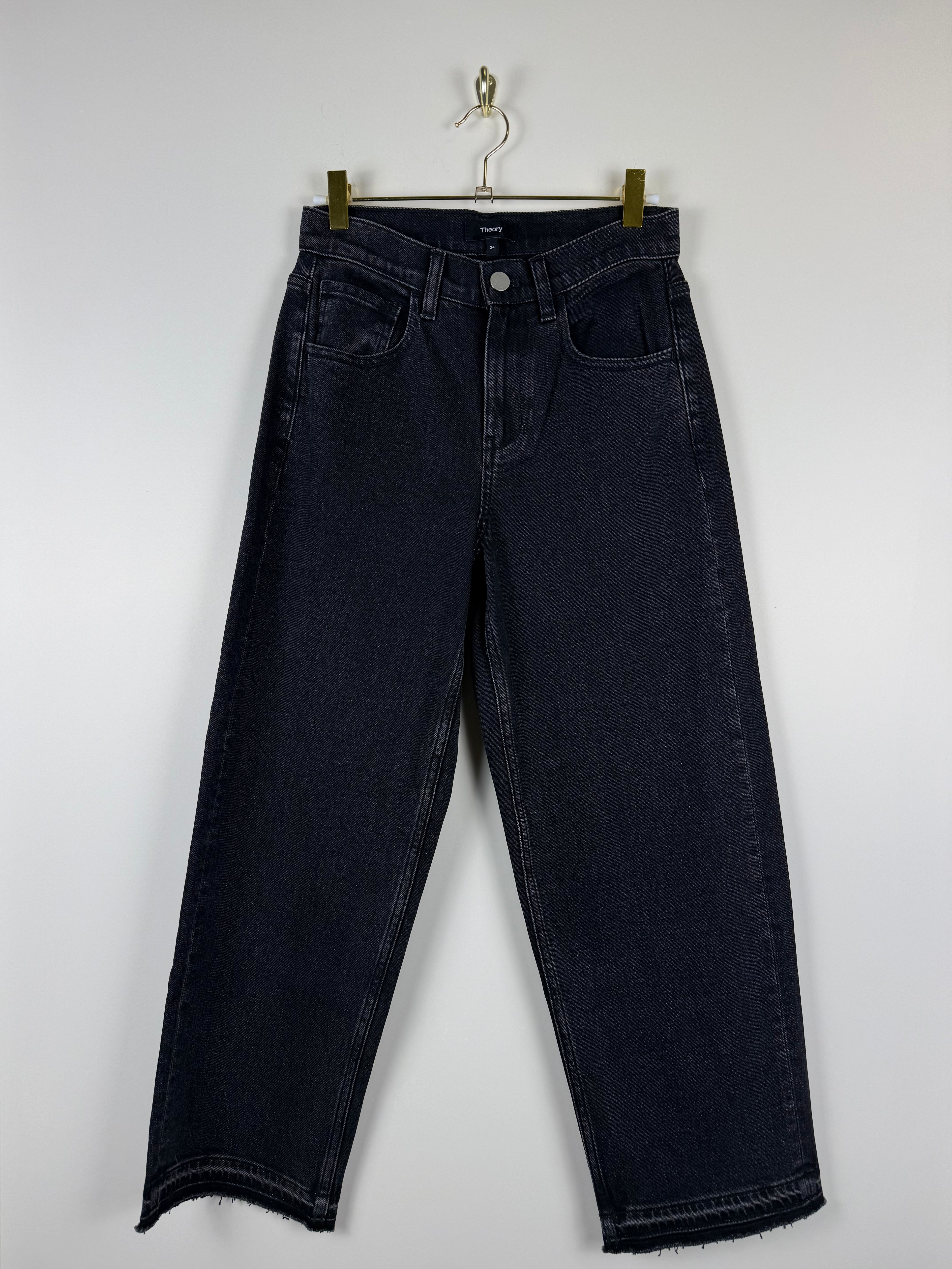 Theory "Relax St. Jean" Jeans Black Sz. 24