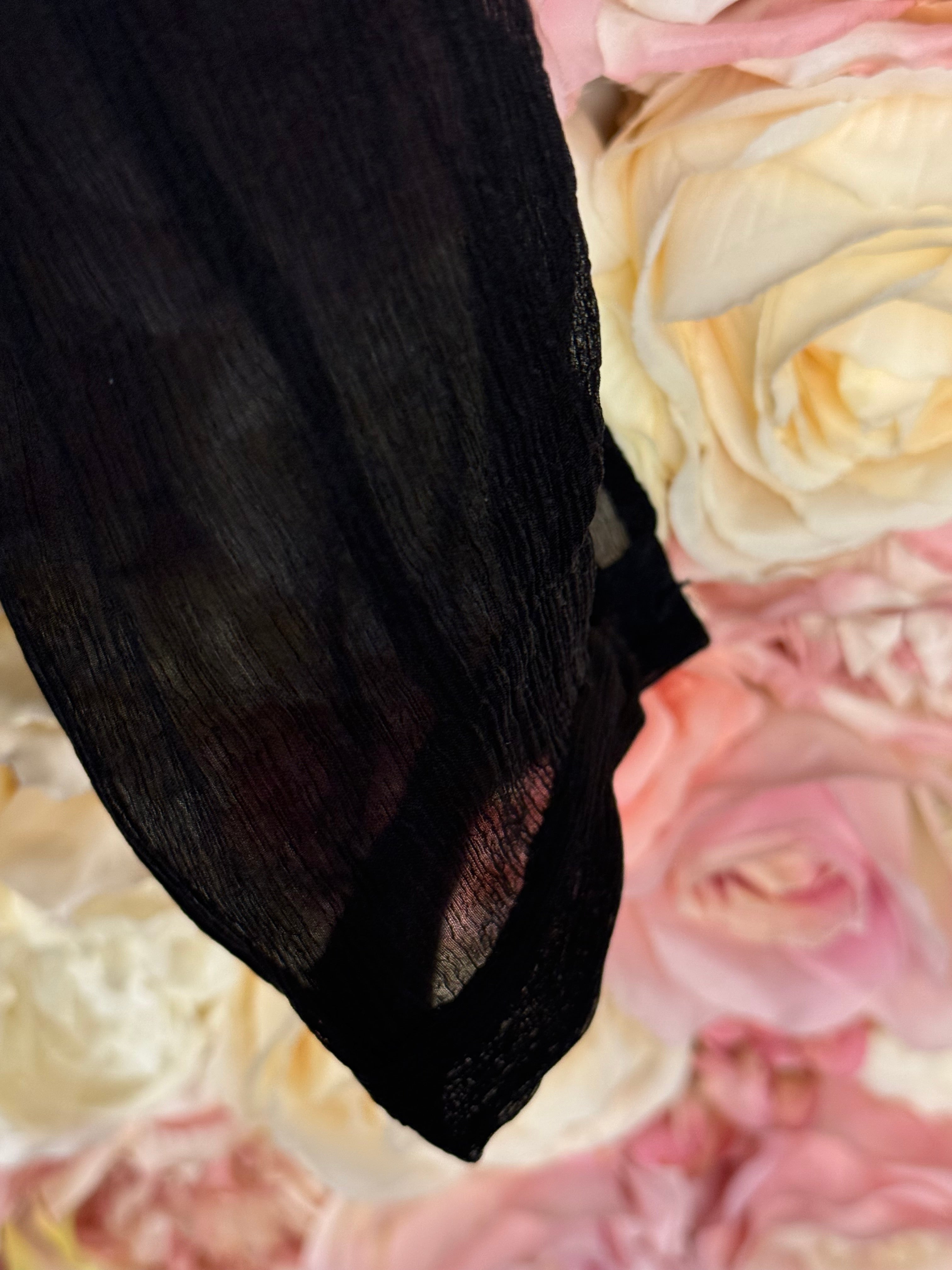 Prada Silk Blouse Black Sz. 34 DE (38 IT)