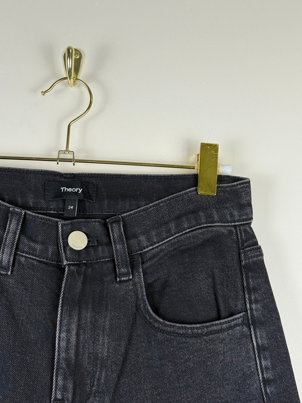 Theory "Relax St. Jean" Jeans Black Sz. 24