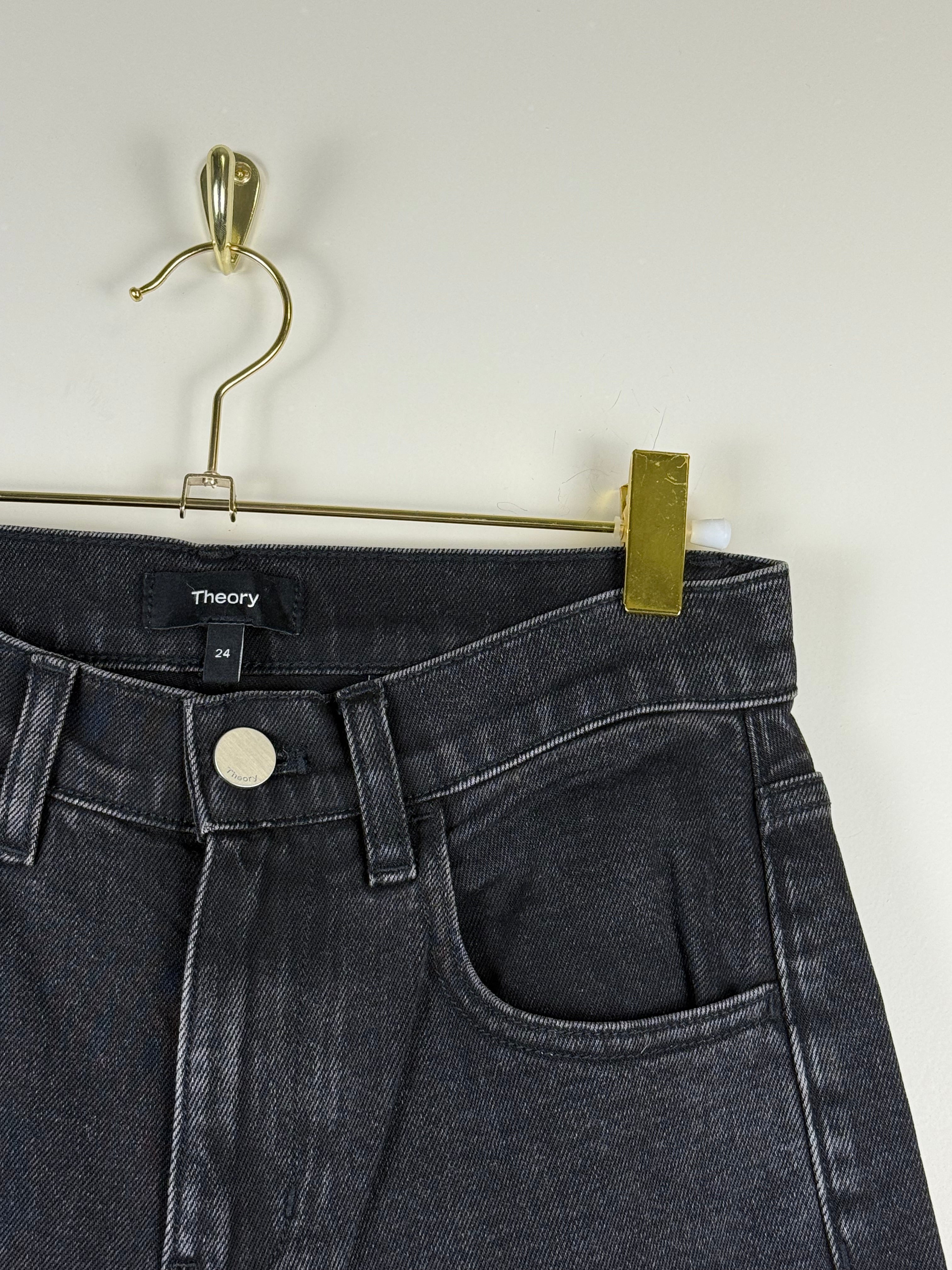 Theory "Relax St. Jean" Jeans Black Sz. 24