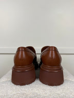 Chanel Loafers aus Leder – Cognac – Gr. 39 EU