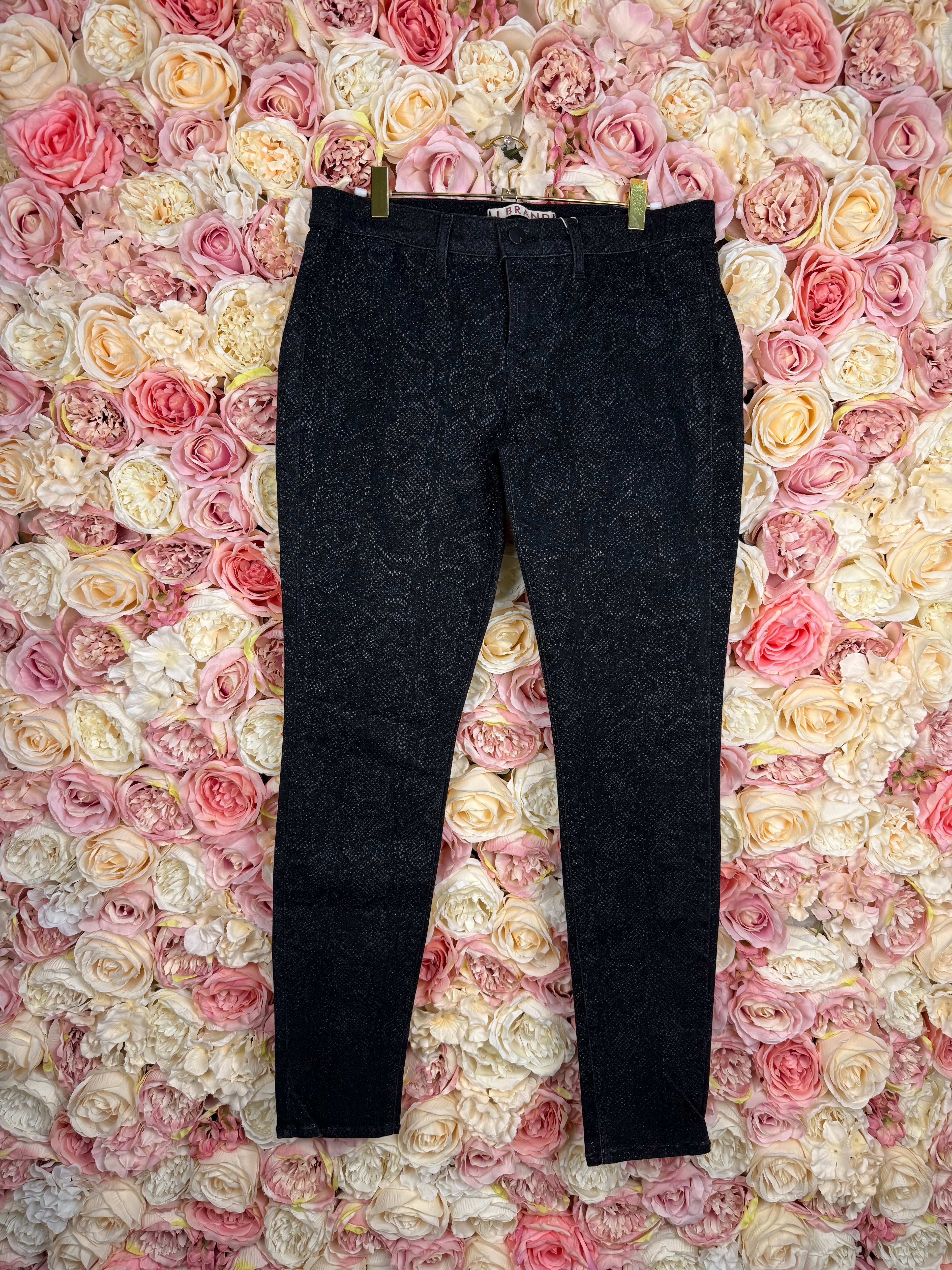 J Brand Jeans Black with Pattern
