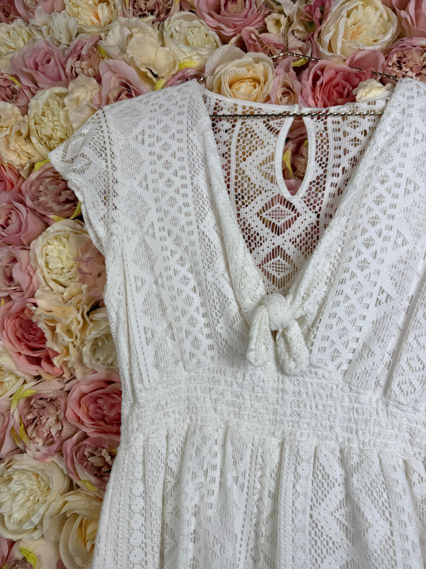 Oysho Playsuit white