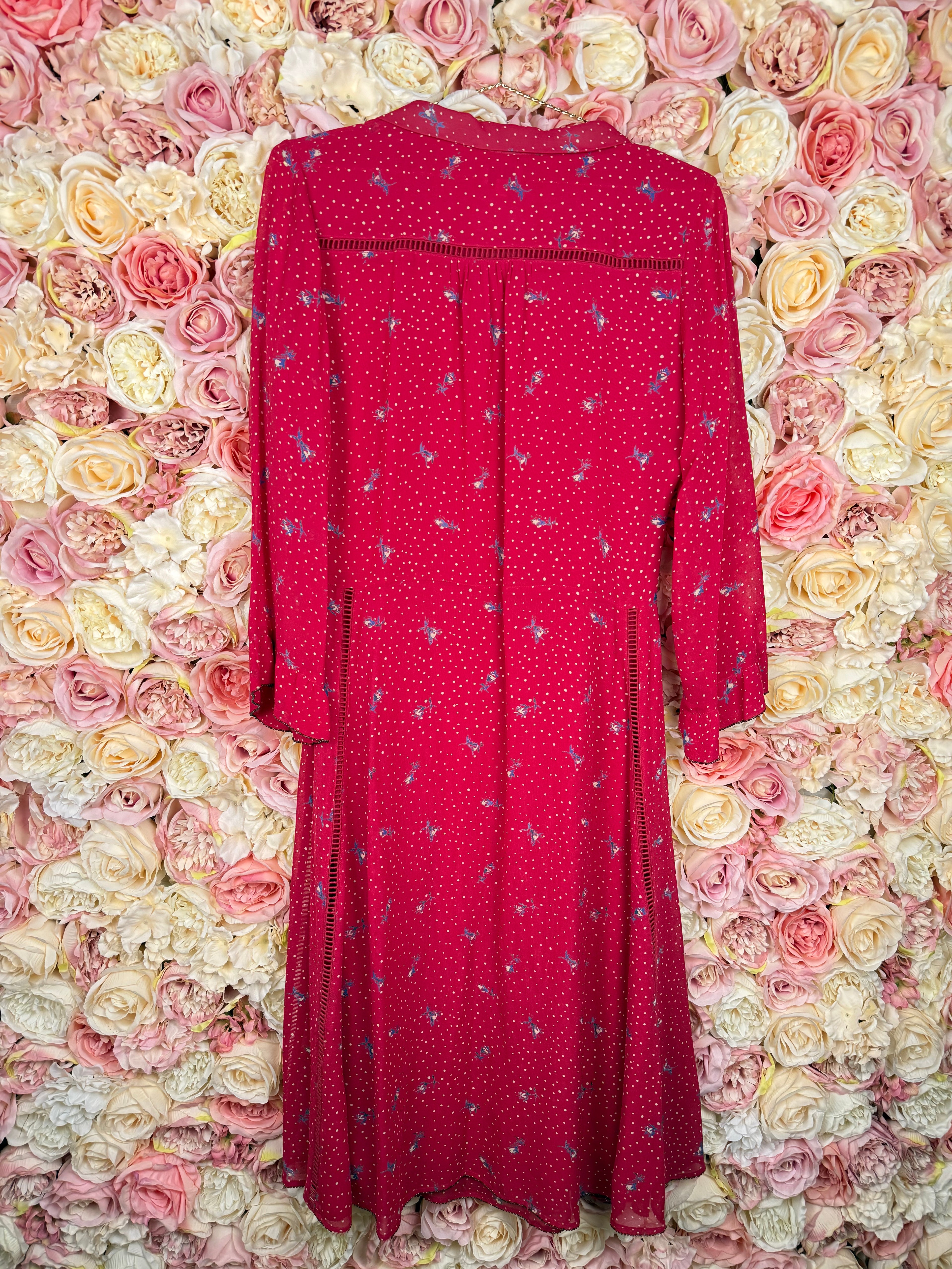Brora Dress Red Multi Sz. 38 DE (10)