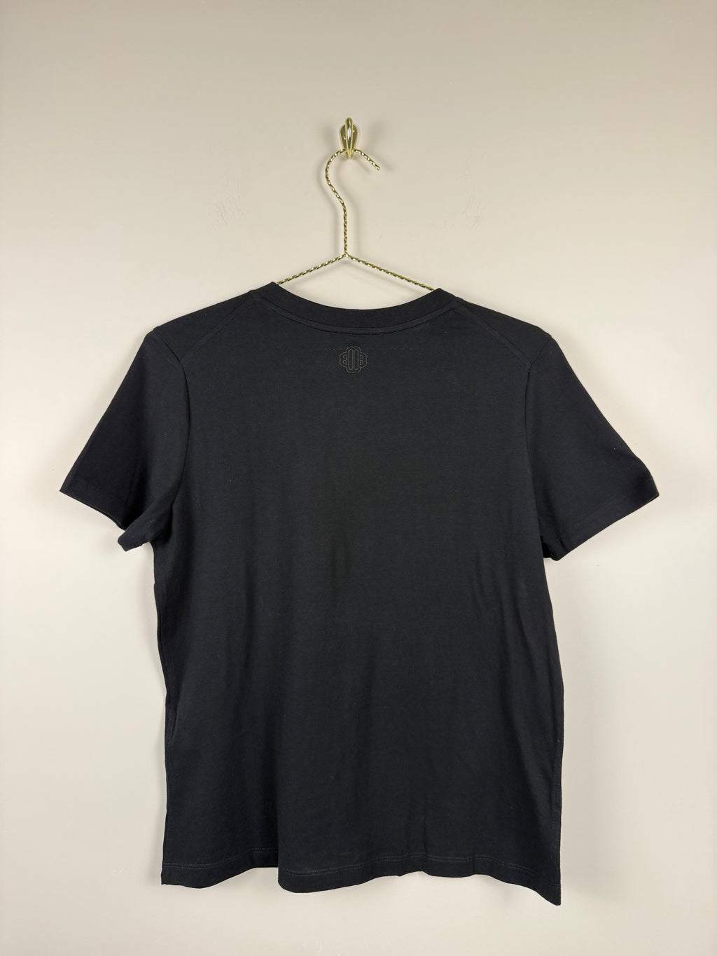 Maje T-Shirt mit Strass – Schwarz – Gr. S (1)