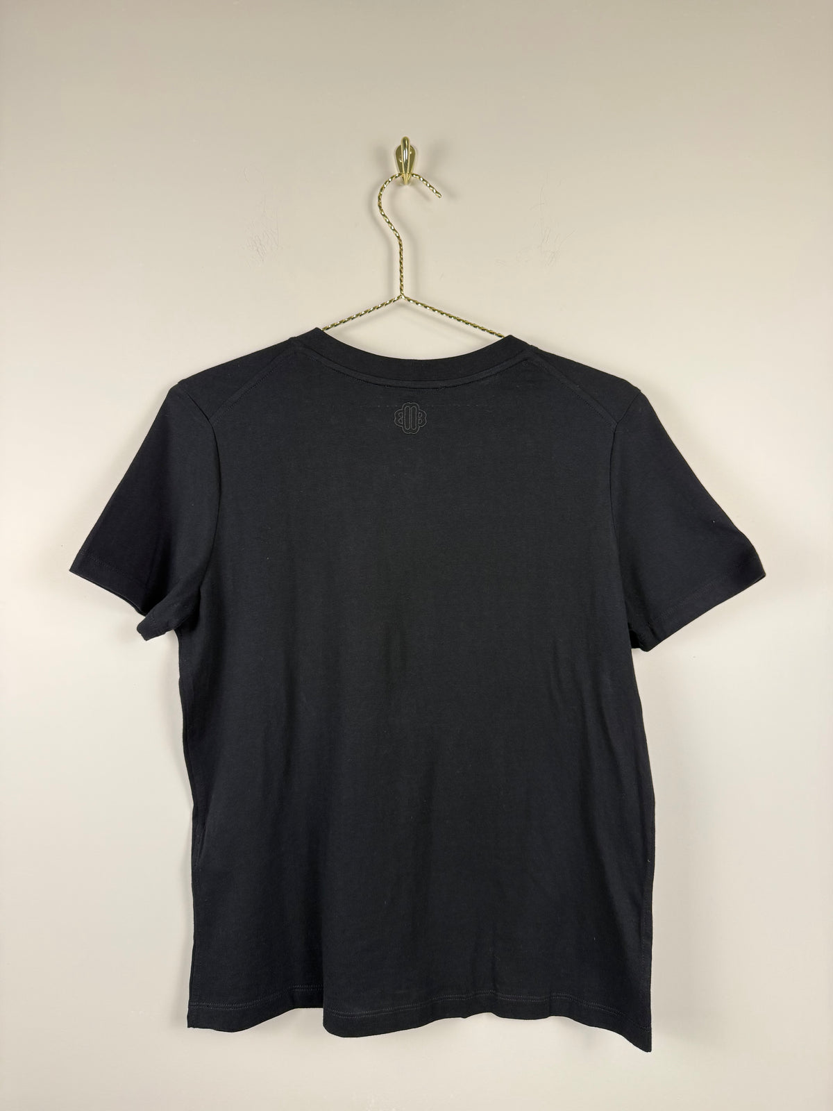 Maje T-Shirt mit Strass – Schwarz – Gr. S (1)
