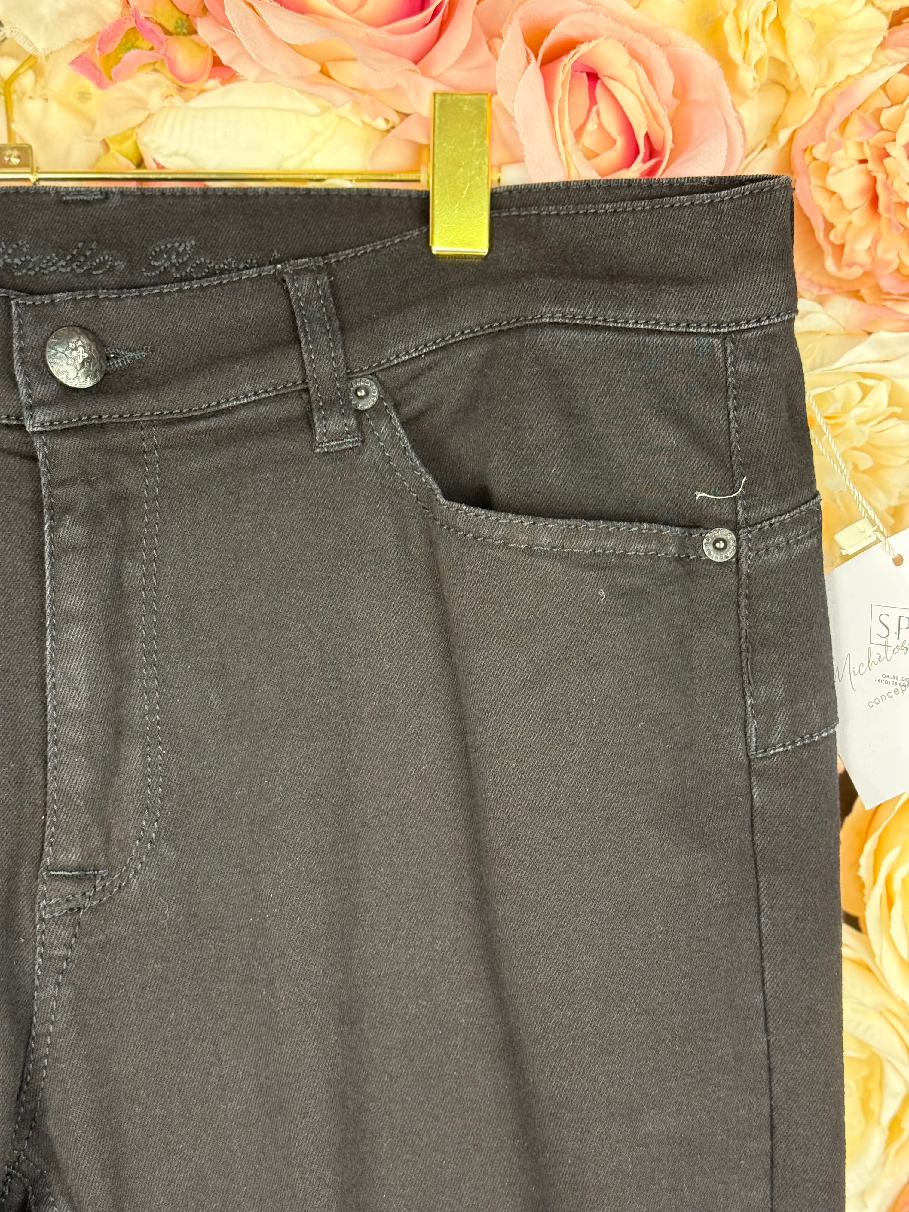Raffaello Rossi Jeans Black Skinny