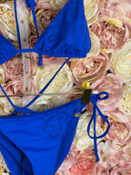 Roberto Cavalli Bikini Blue Sz. M