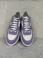Chanel Canvas Sneakers Purple White Sz. 39.5 EU