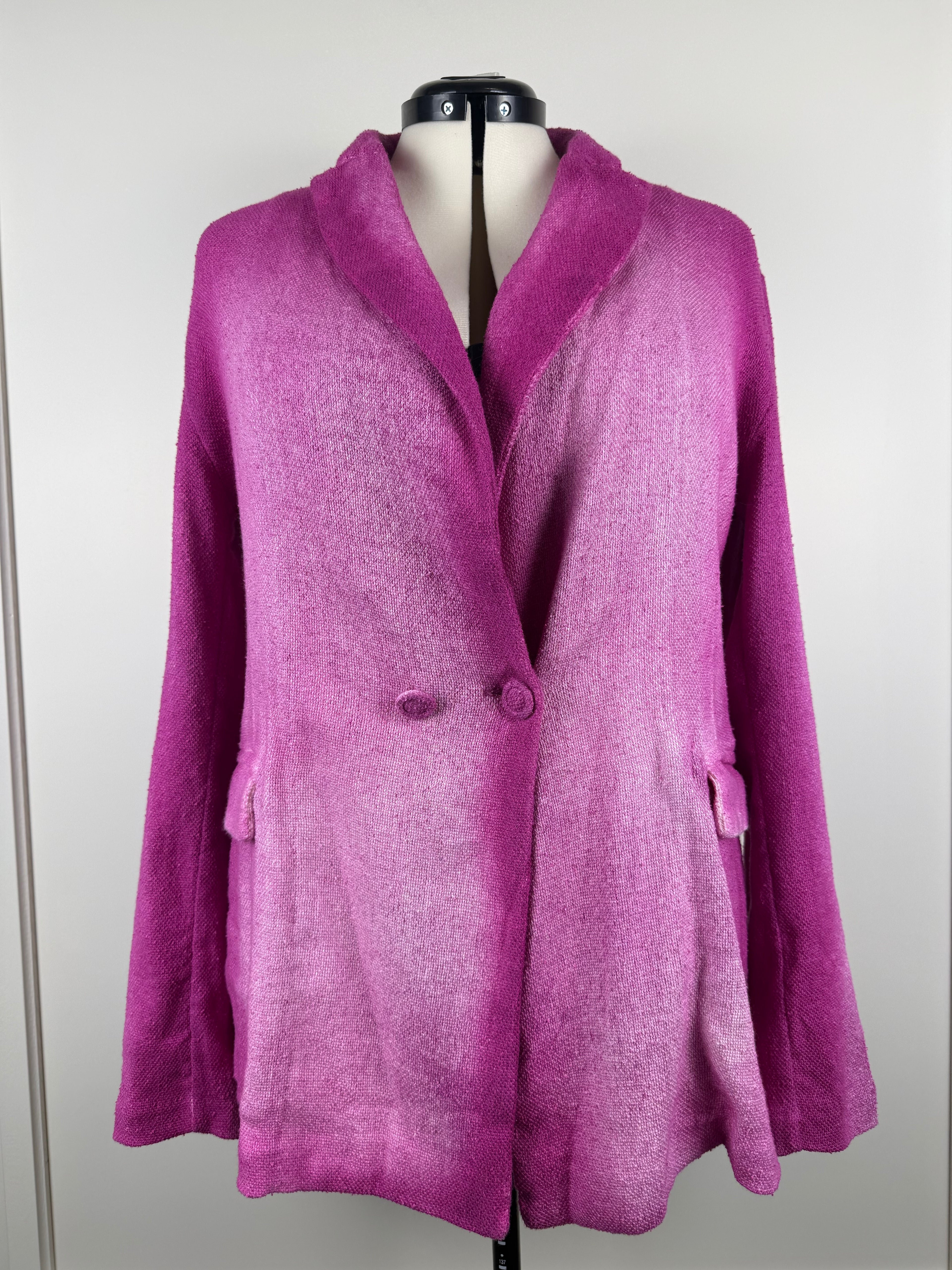 Avant Toi Cotton Mix Blazer Pink Sz. XL