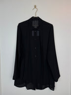 Peter O. Mahler Blouse Black Sz. M (2)