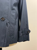 Max Mara The Cube Zeno Trench-Jacke – Dunkelblau – Gr. 38 DE