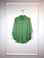 United Colors of Benetton Linen Shirt Green Sz. M