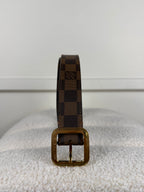 Louis Vuitton Gürtel Damier Ebene – Braun – Gr. 85 cm