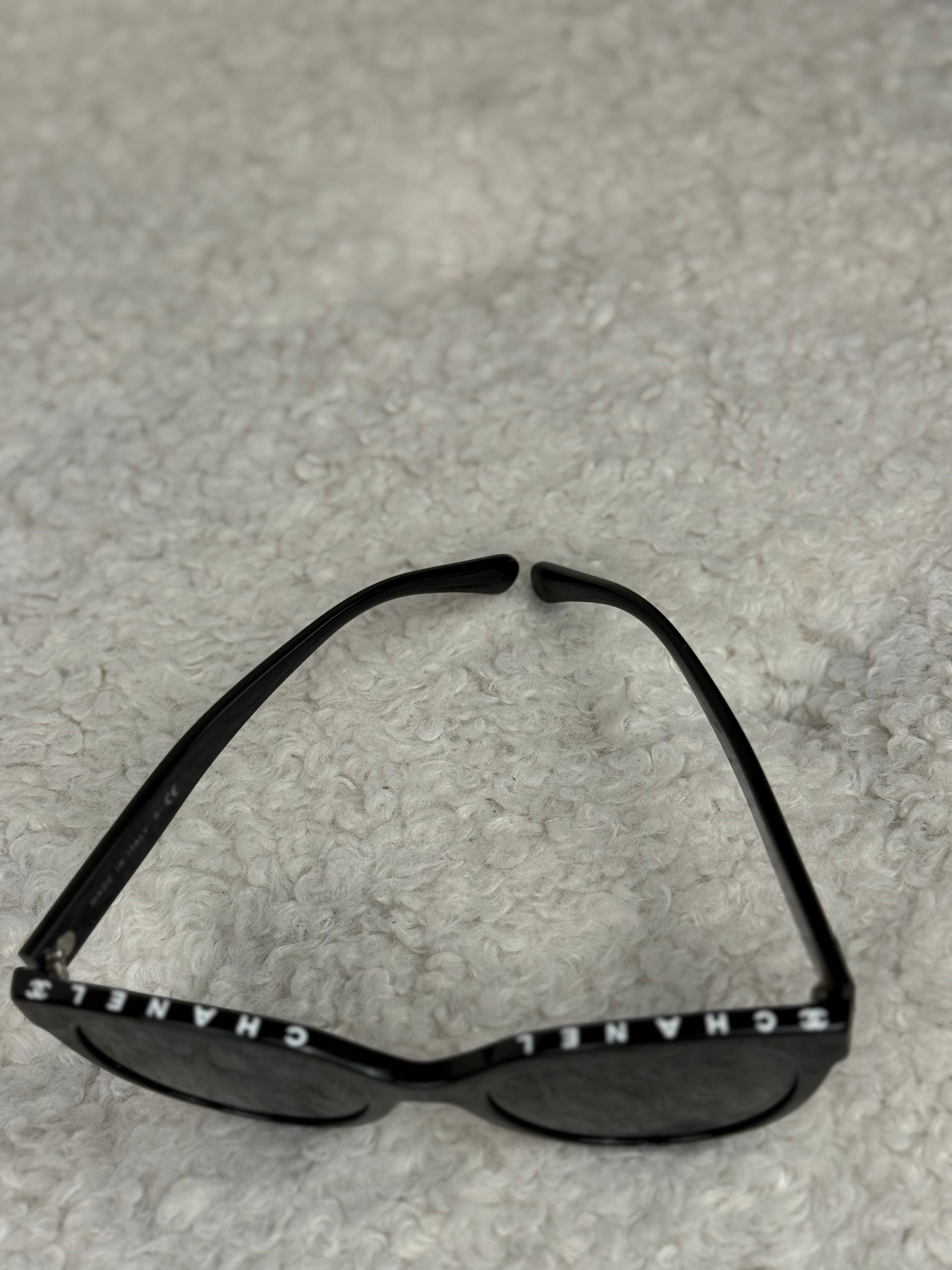 Chanel Butterfly Sunglasses Black