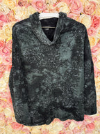 Avant Toi Turtle Neck Sweater Silk Mix Green Sz. S