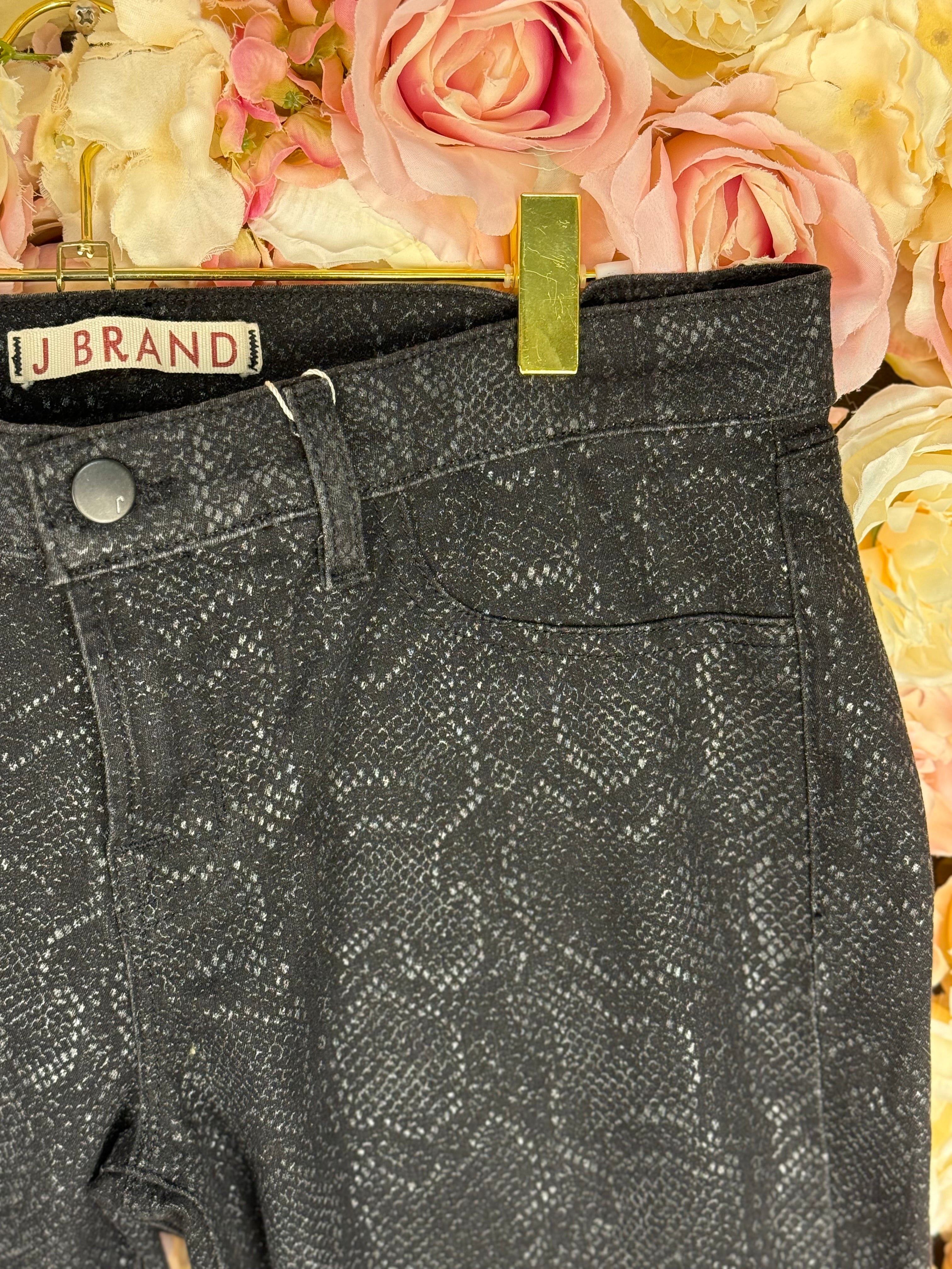 J Brand Jeans Black with Pattern