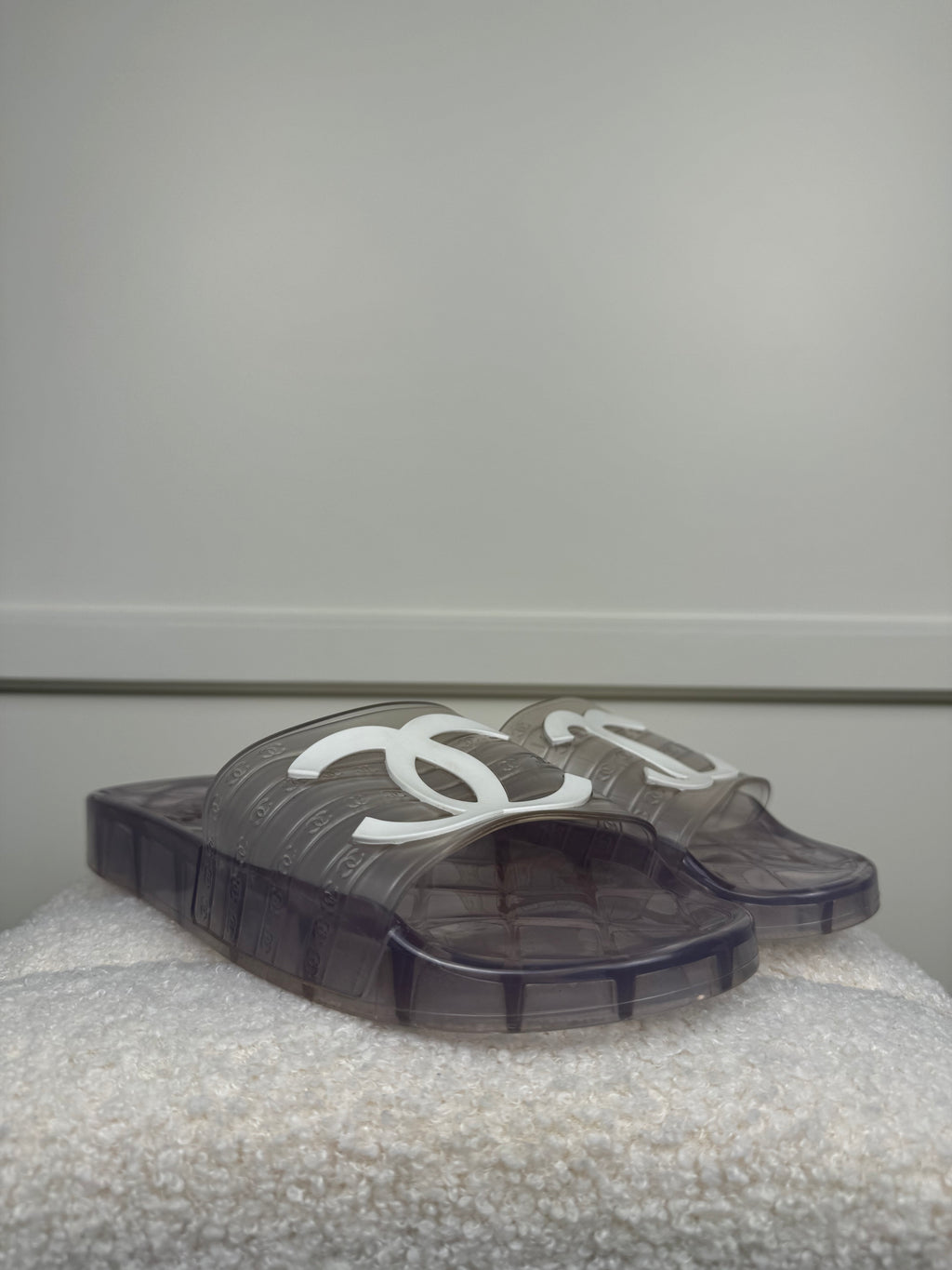 Chanel Transparent Slippers Sz. 40 EU