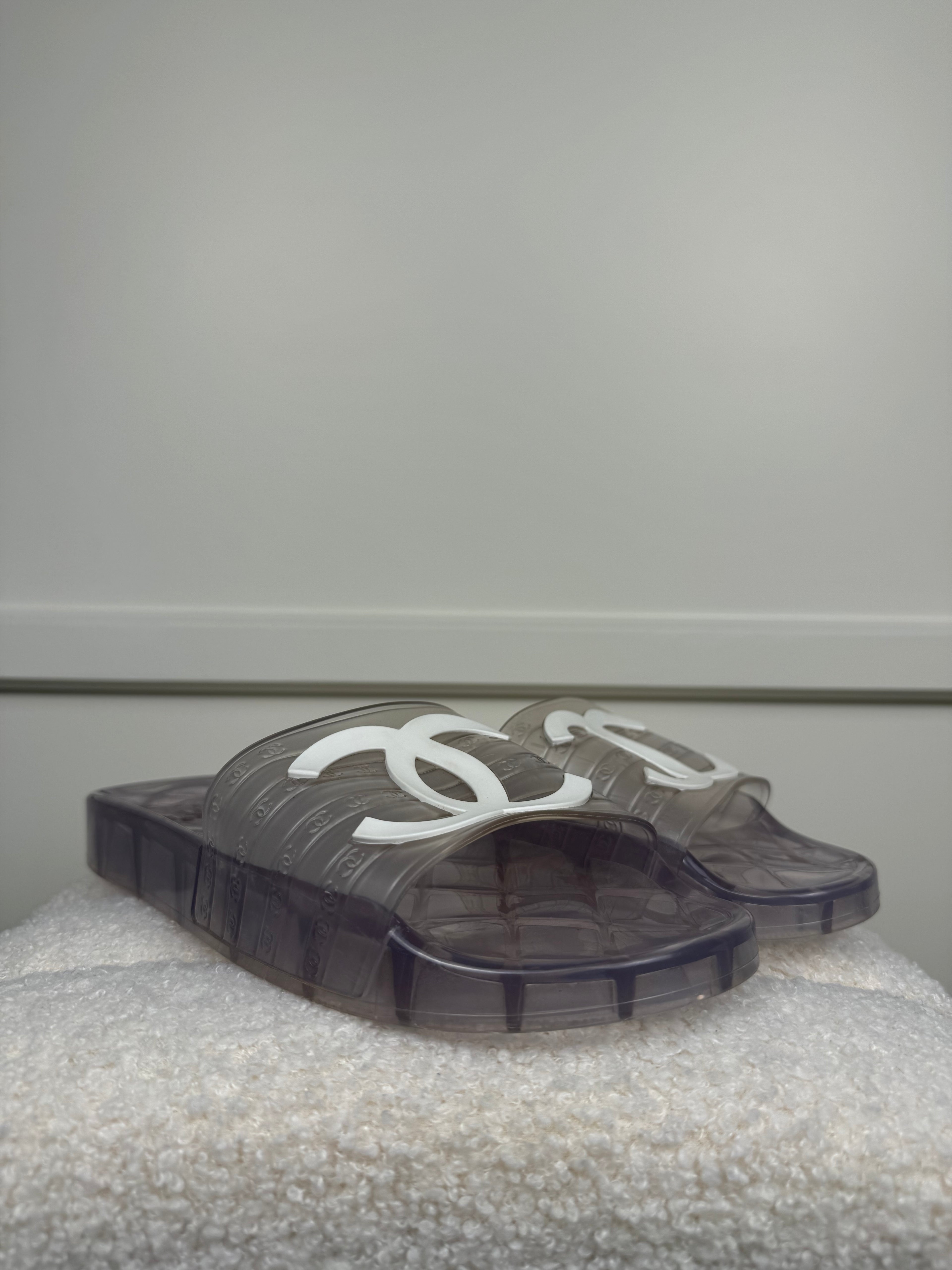 Chanel Transparent Slippers Sz. 40 EU