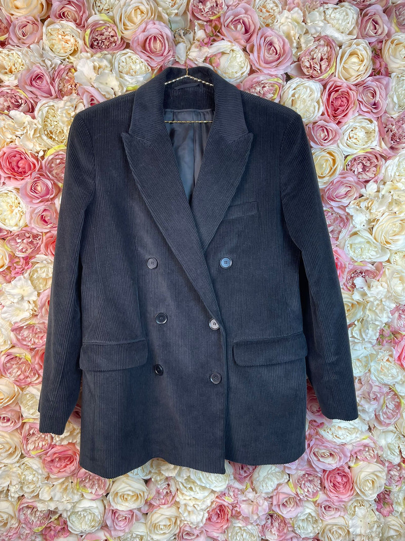 Cos Cord Blazer Black Sz. 40 DE
