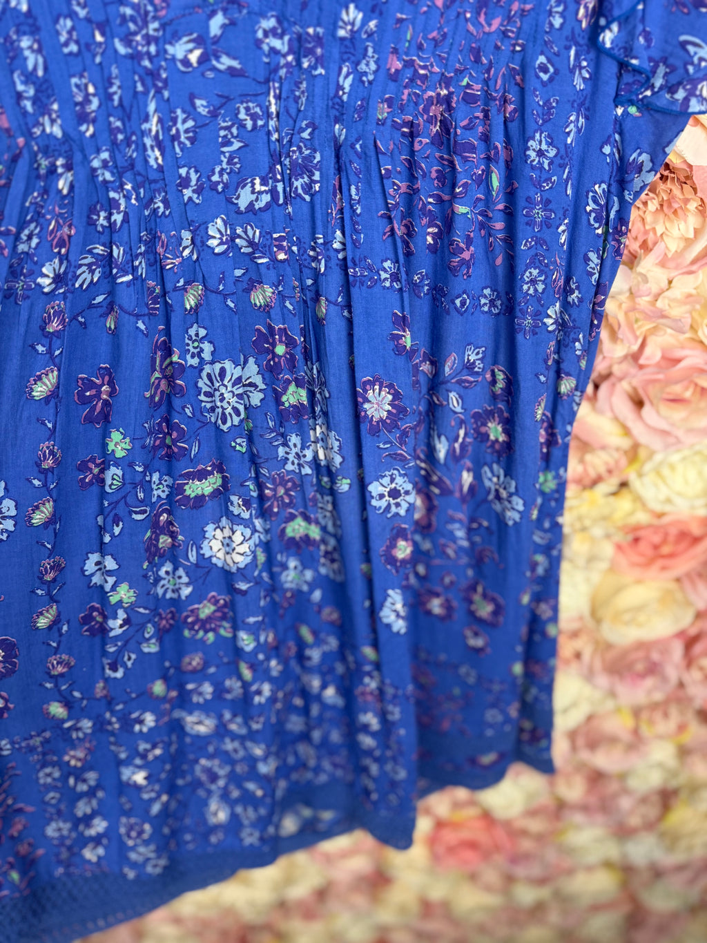 Poupette St. Barth Dress Blue Multi Sz. XS