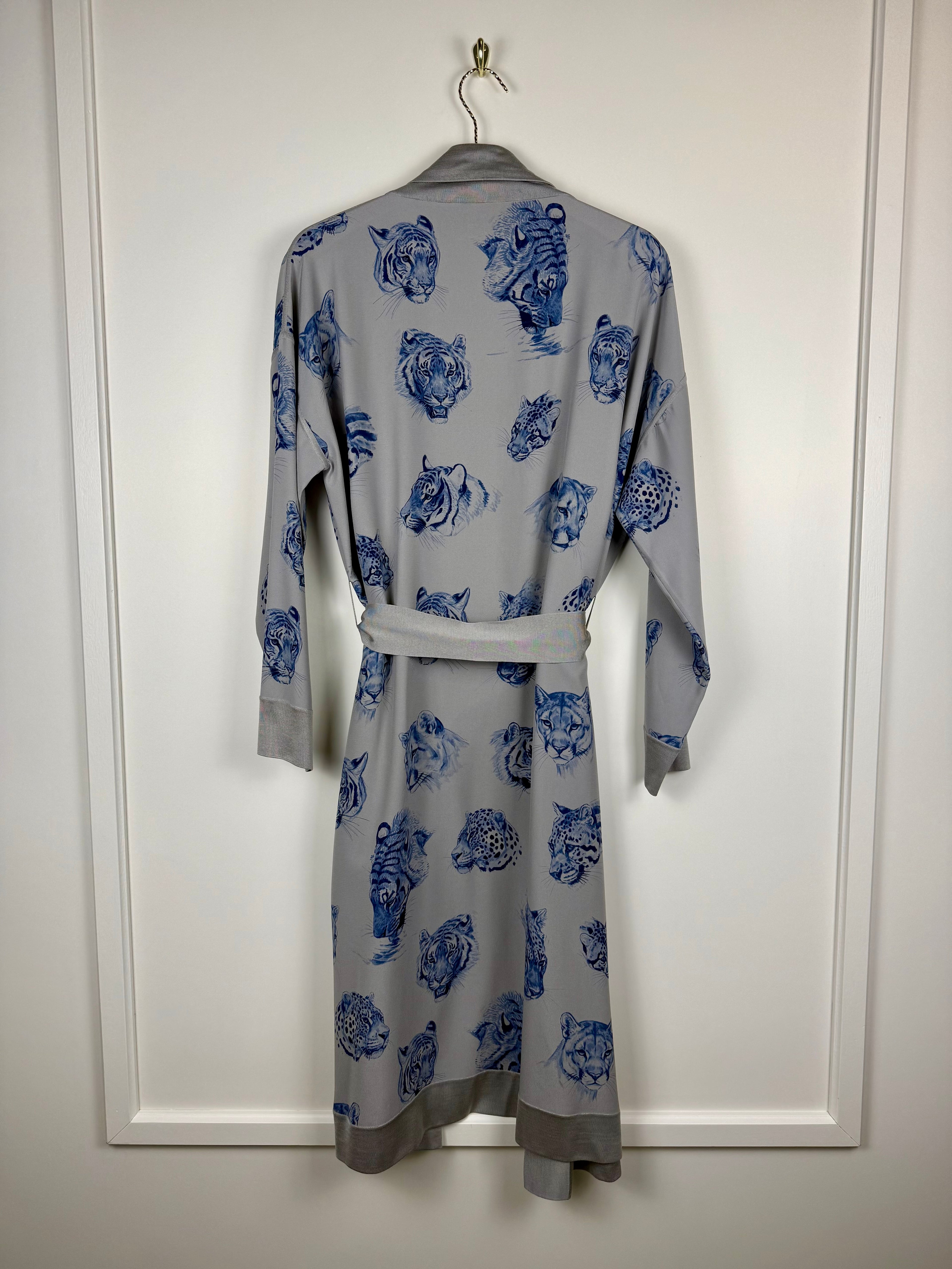 Hermès Silk Cardigan Grey Sz. 36 DE (38 FR)