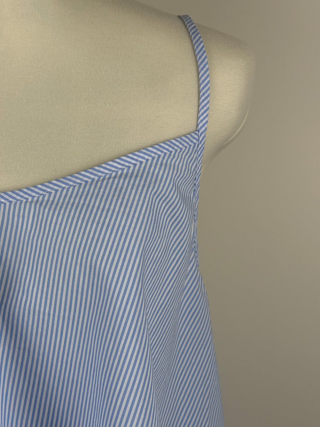 Ewa Herzog Striped Cotton Top Blue White Sz. 36 DE