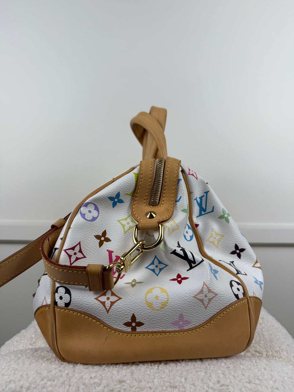 Louis Vuitton Courtney GM Monogram Multicolore – Weiss/Multi