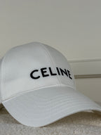 Celine Logo Cap – Weiss – Gr. M