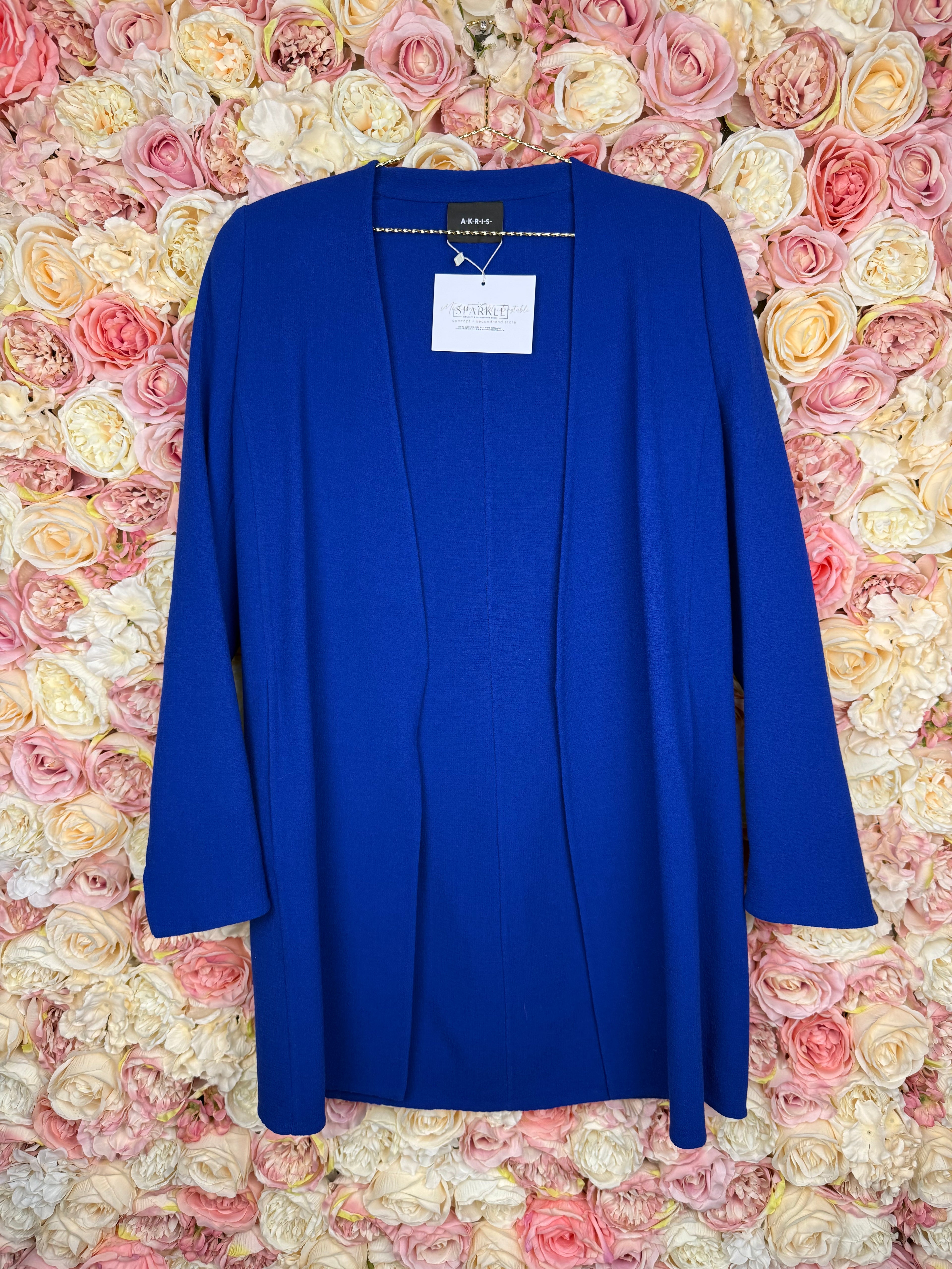 Akris Coat Royal Blue - Short Version