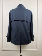 Max Mara The Cube Zeno Trench-Jacke – Dunkelblau – Gr. 38 DE