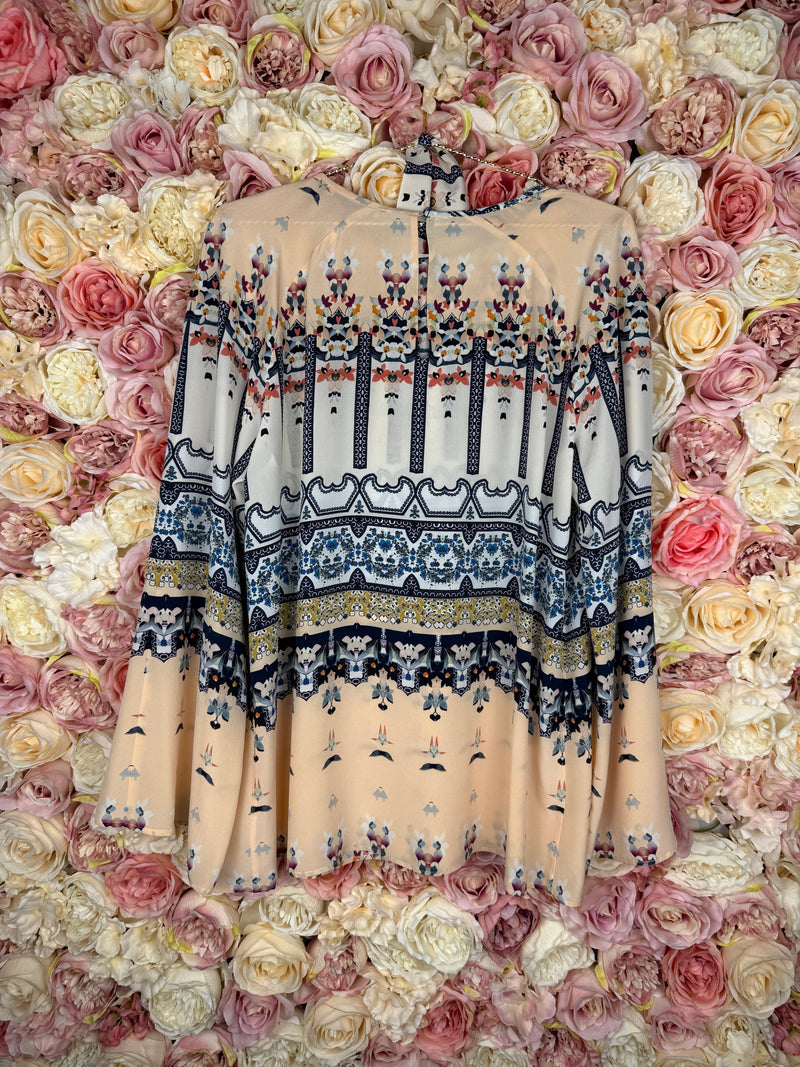 Etro Blouse Peach Multicolour
